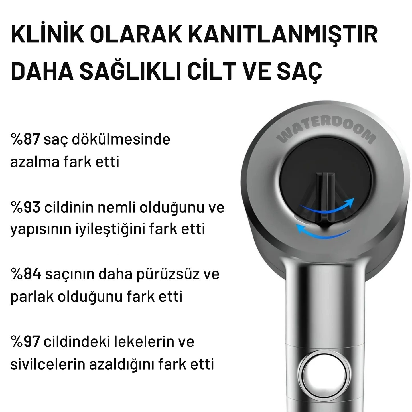 WaterDoom™ Filtreli Duş Başlığı